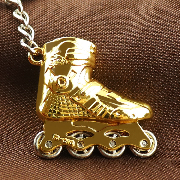 Wholesale Metal Skate Keychain