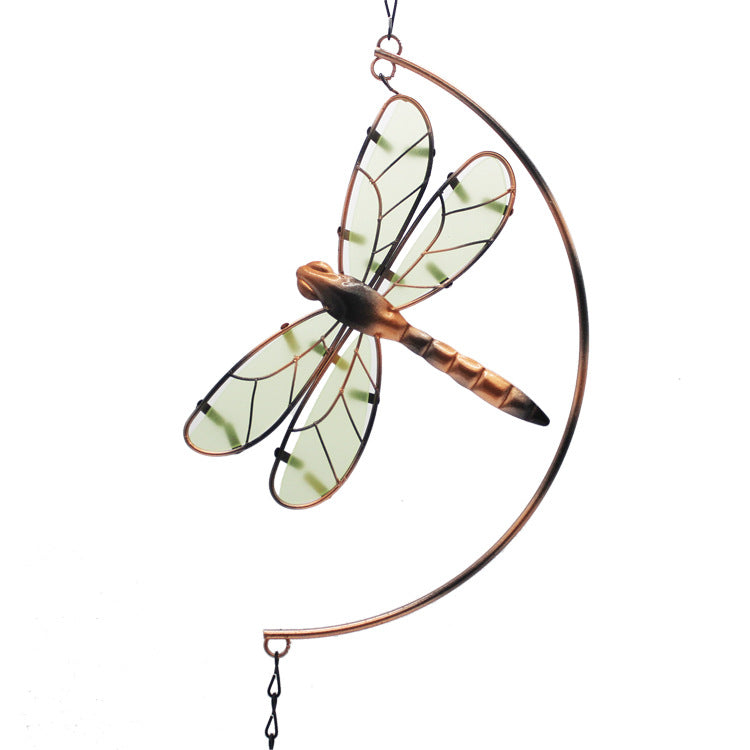 Wholesale Luminous Wind Chime Butterfly Dragonfly Fluorescent Film Pendant