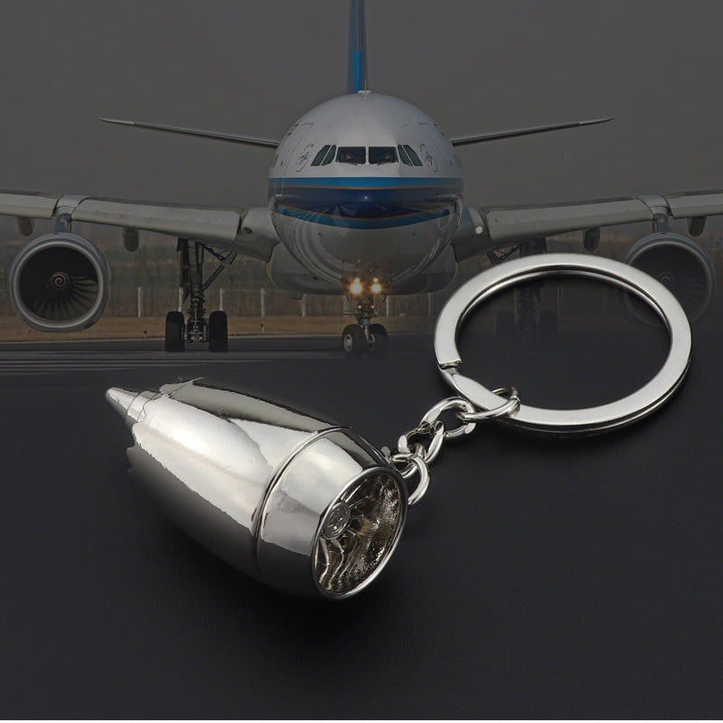 Wholesale Aircraft Engine Gift Keychains