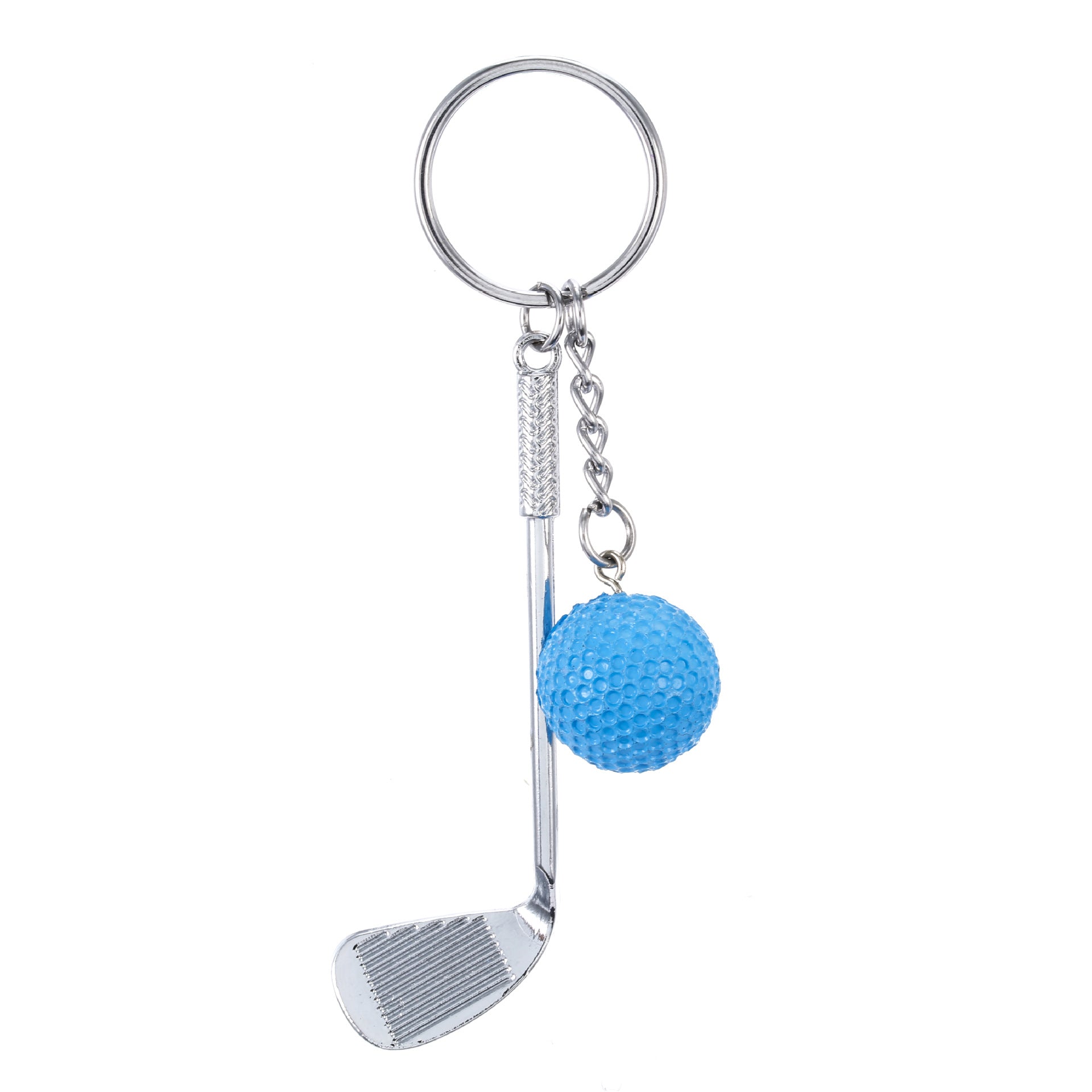 Wholesale Creative Golf Balls Metal Keychain