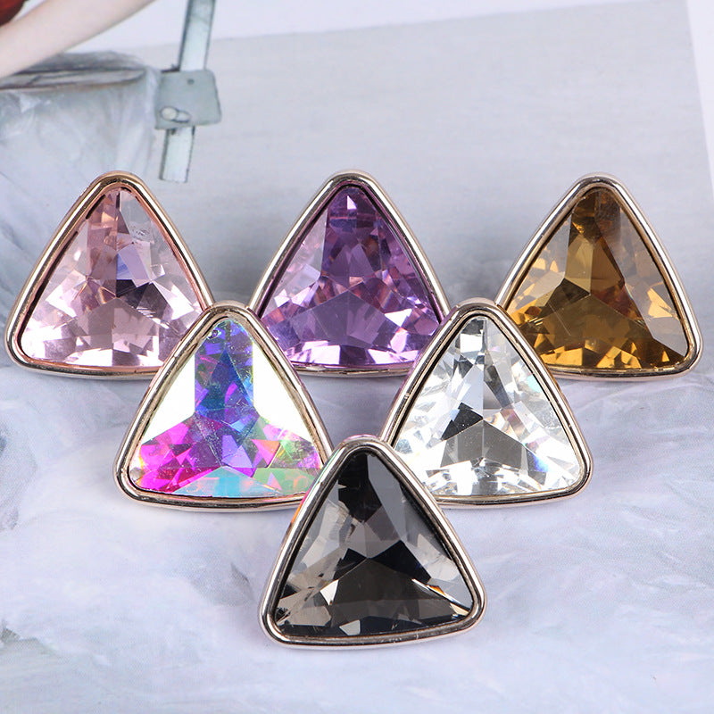 Wholesale of 50PCS Acrylic Glossy Colored Diamonds
