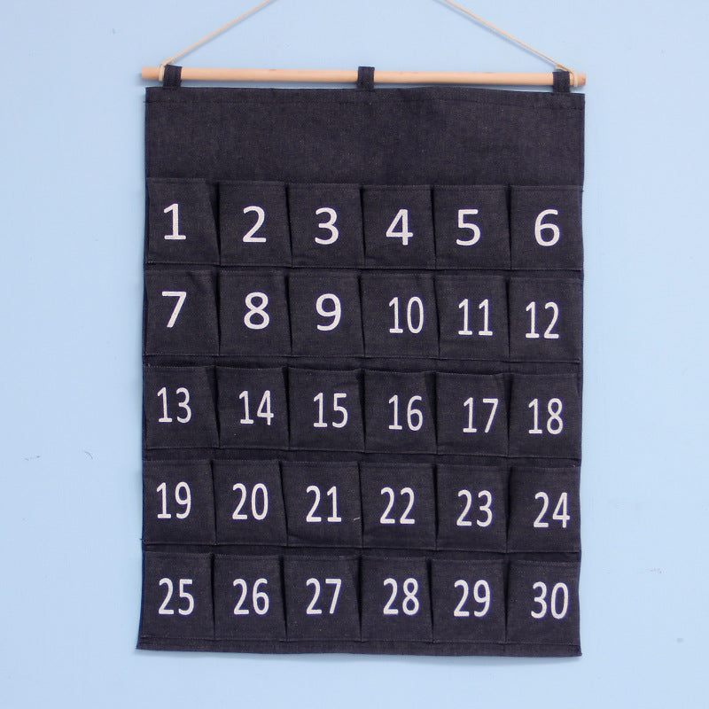 Wholesale Cotton and Linen Three-dimensional Miscellaneous Storage Hanging Bags