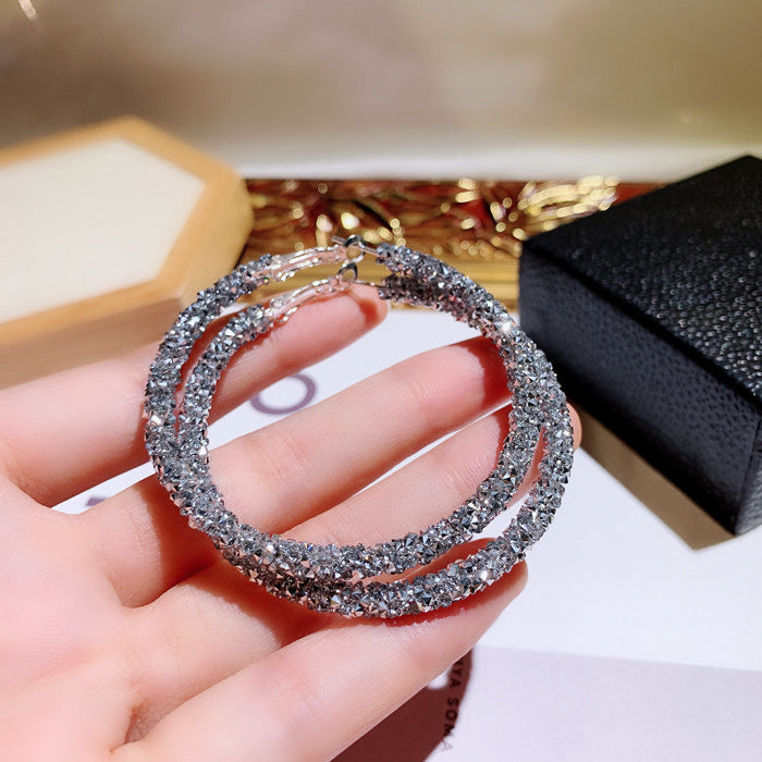 Wholesale Personalized Hoop Zirconia Copper Earrings