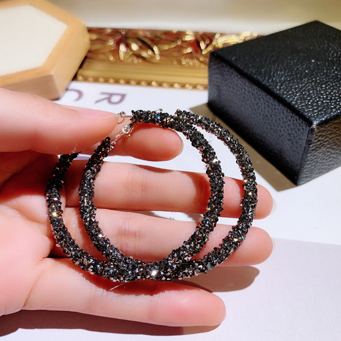 Wholesale Personalized Hoop Zirconia Copper Earrings