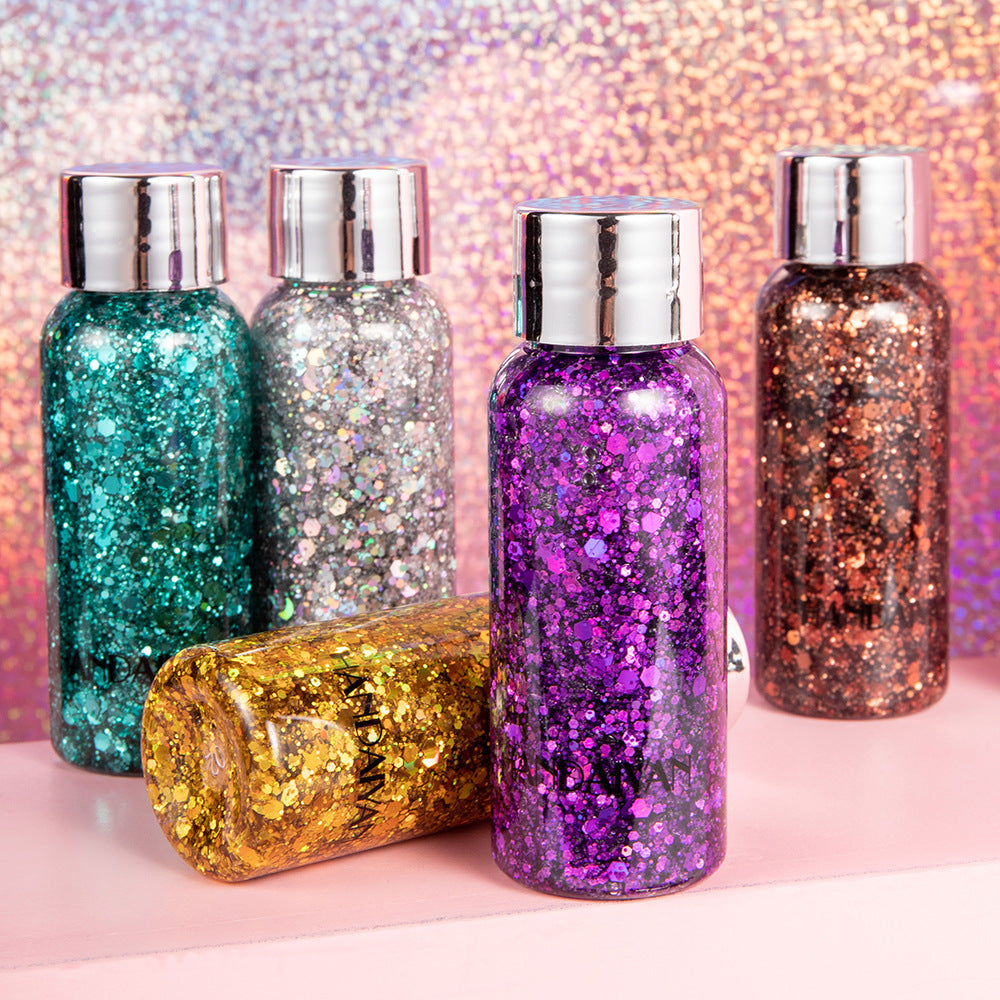 Wholesale Flash Film Eye Shadow Performance Nightclub Stage Makeup Sequins Gel Body Cream