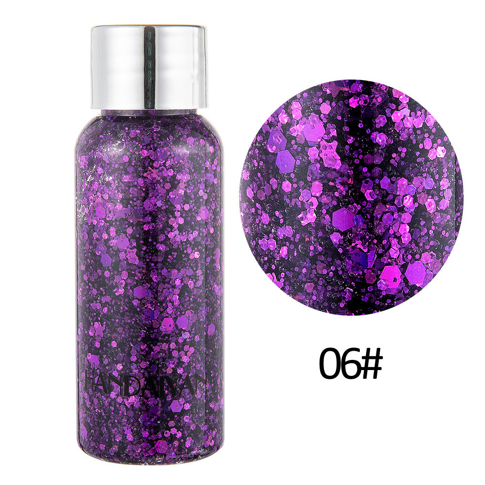 Wholesale Flash Film Eye Shadow Performance Nightclub Stage Makeup Sequins Gel Body Cream