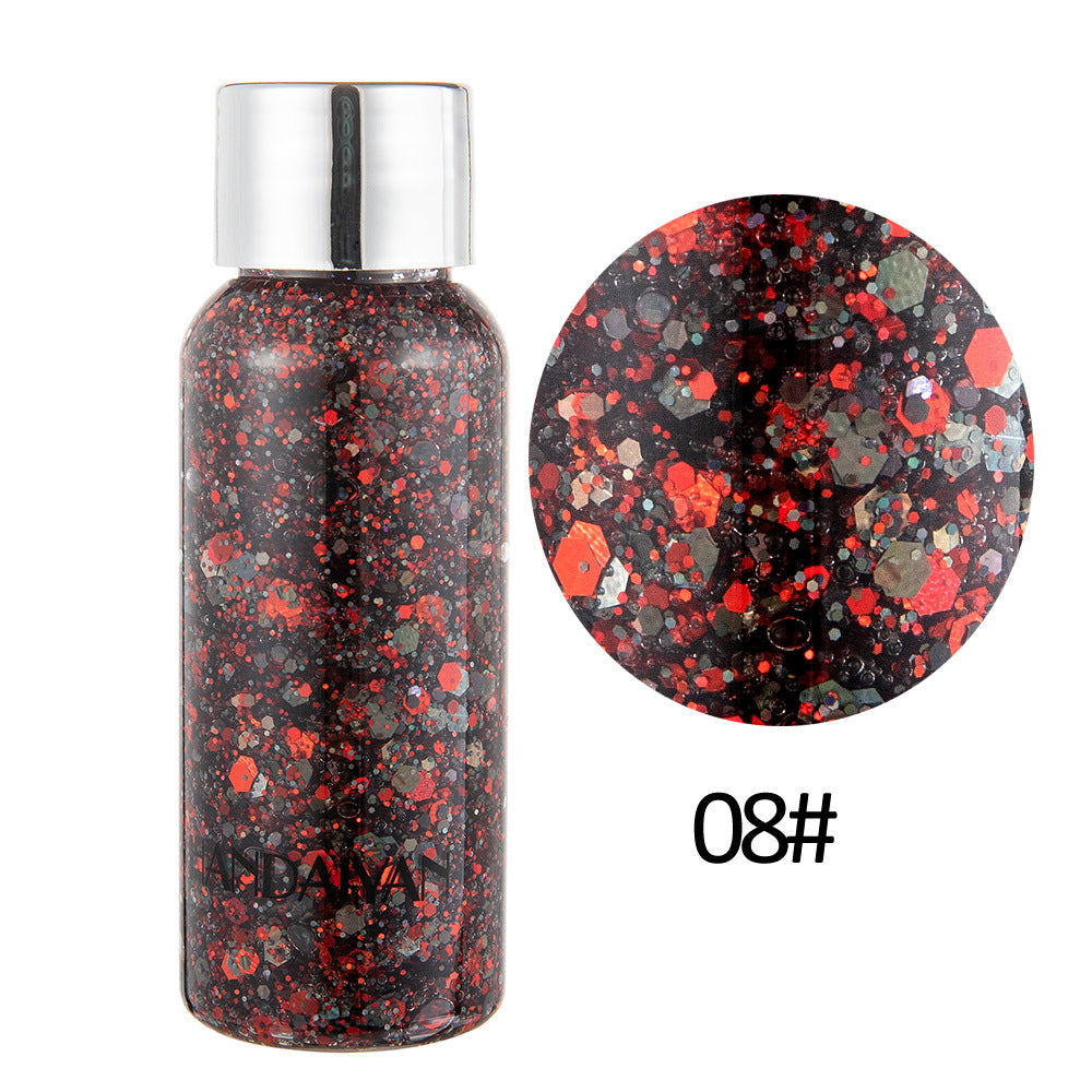 Wholesale Flash Film Eye Shadow Performance Nightclub Stage Makeup Sequins Gel Body Cream