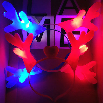 Wholesale of Luminous Horns, Deer Antlers, Crowns, Bows, Plastic Hair Clips, Toys
