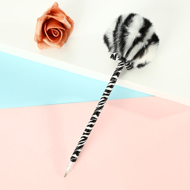 Wholesale Plastic Princess Hairball Ballpoint Pen