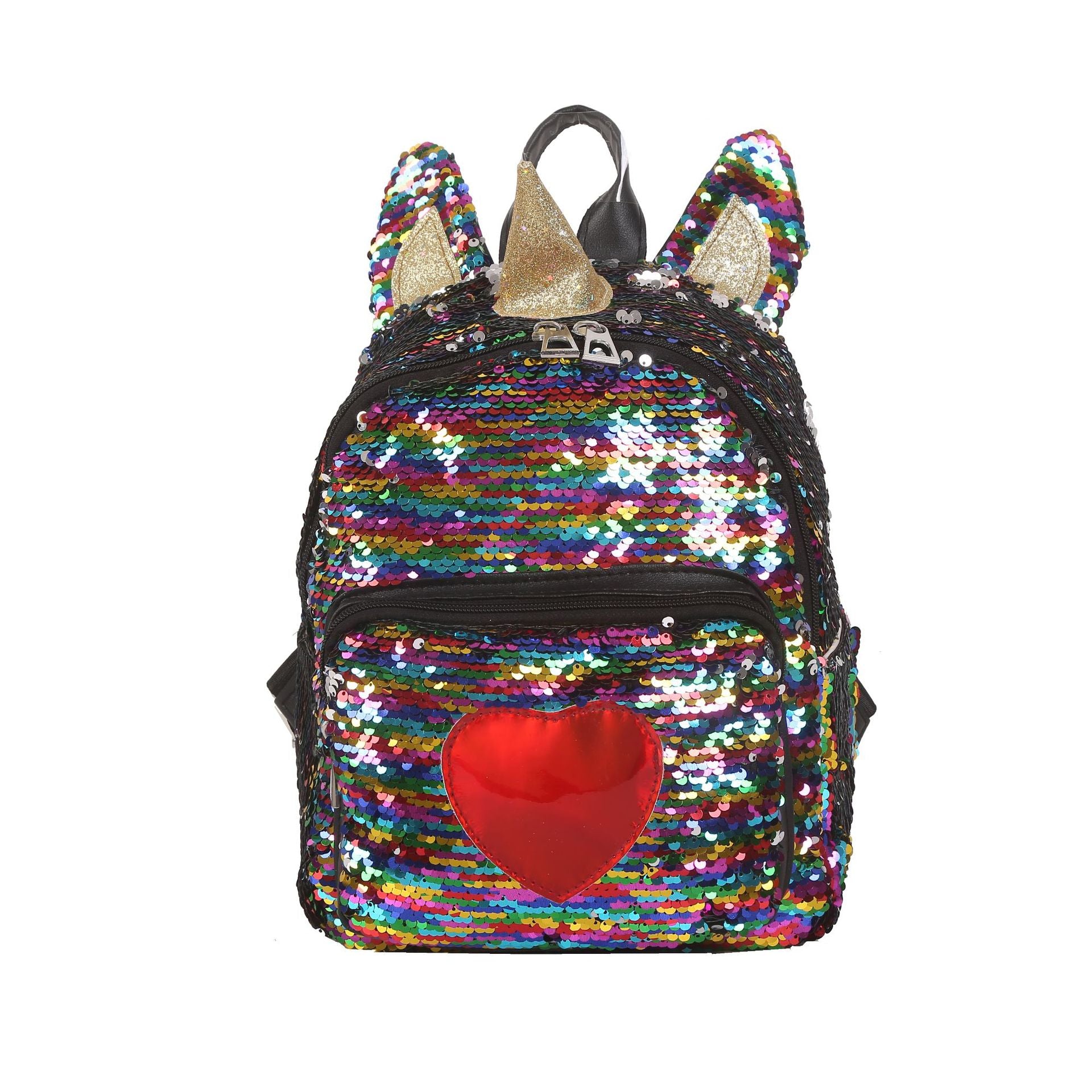 Wholesale Cartoon Cute Unicorn Sequin Student Backpack