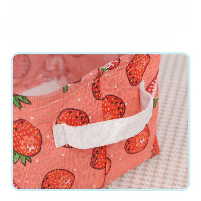 Wholesale Cotton and Linen Mini Foldable Waterproof Storage Box