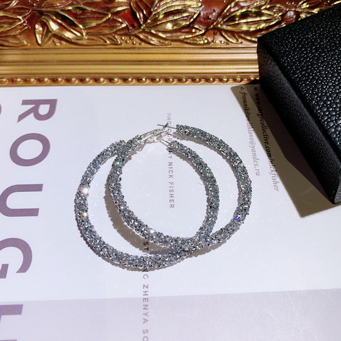 Wholesale Personalized Hoop Zirconia Copper Earrings