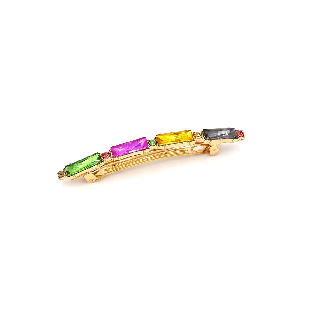 Wholesale Colored Glass Diamond Crystal Hair Clips