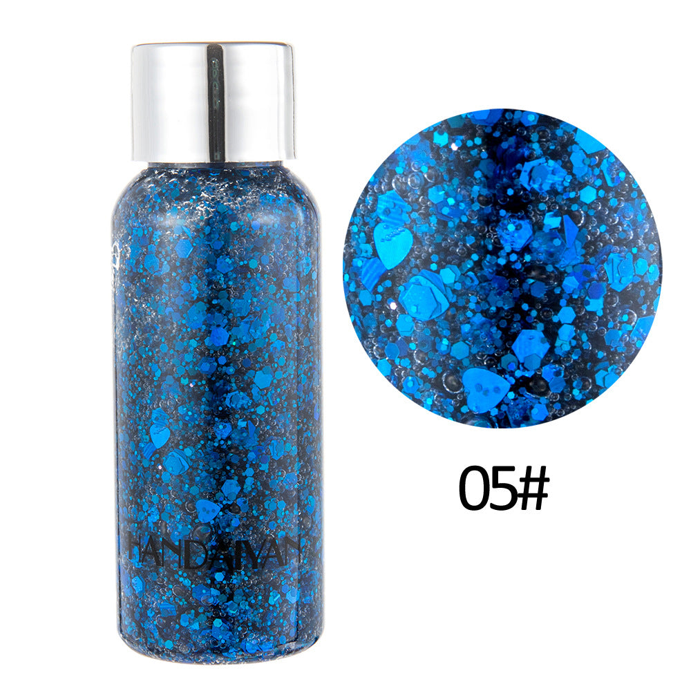 Wholesale Flash Film Eye Shadow Performance Nightclub Stage Makeup Sequins Gel Body Cream