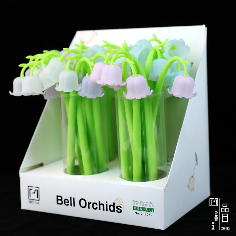 Wholesale Silicone Lily of The Valley Gel Pen