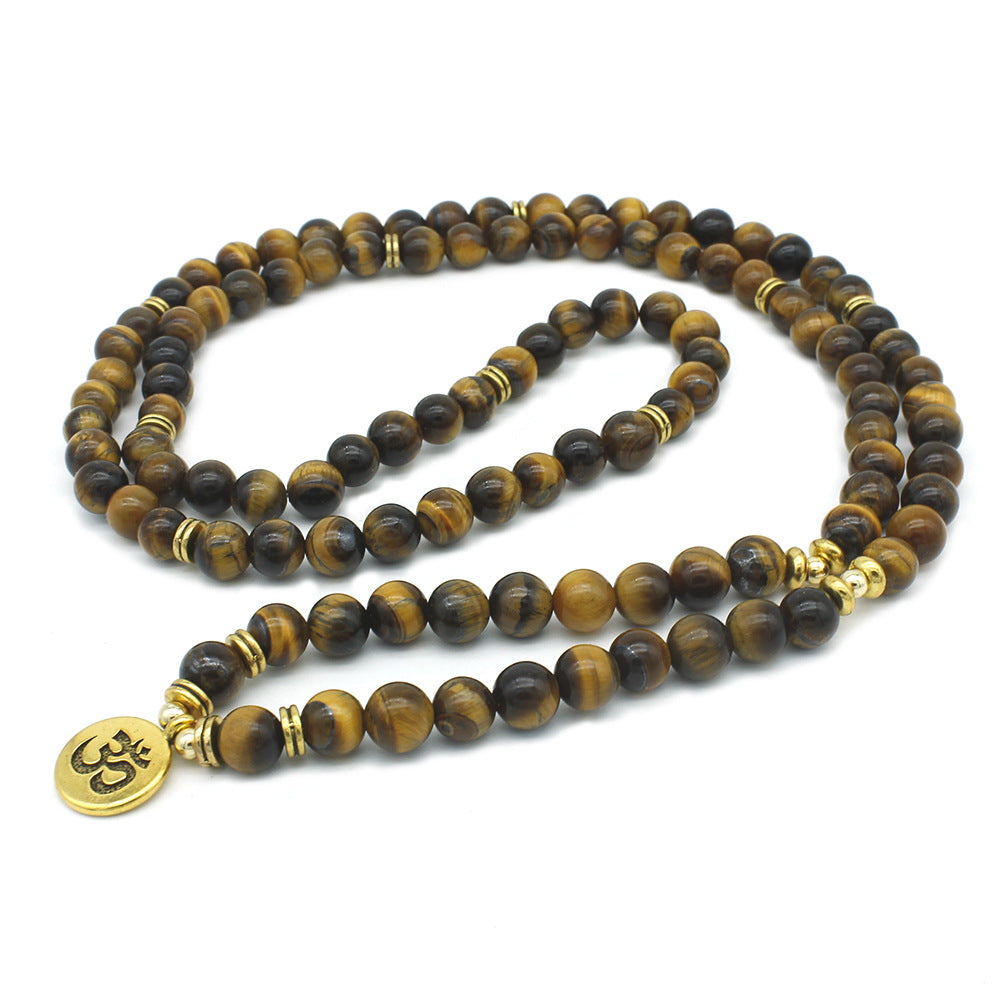 Wholesale Matte Tiger Eye Stone Multi Layer Bracelet