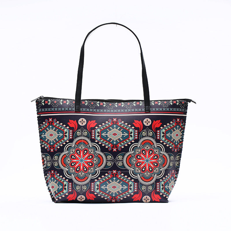 Wholesale PU Vintage Ethnic Shoulder Bag