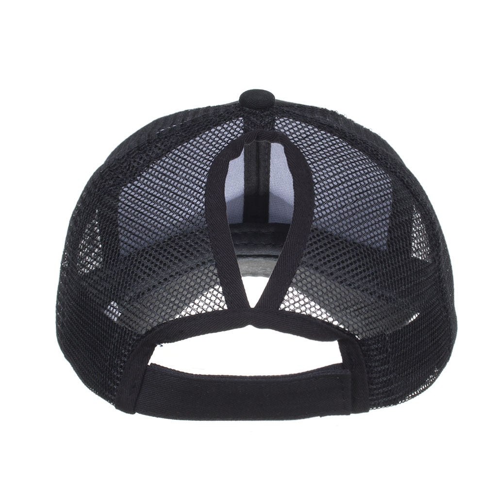 Wholesale  7 Color Ponytail Hole Mesh Cap Baseball Cap Sunshade Outdoor Sun Hat