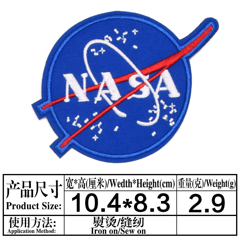 Wholesale Astronaut Planet Embroidered Patch Space Theme Sew On Cloth Badge For Clothing DIY Fashion Accessory OLY Exclusive