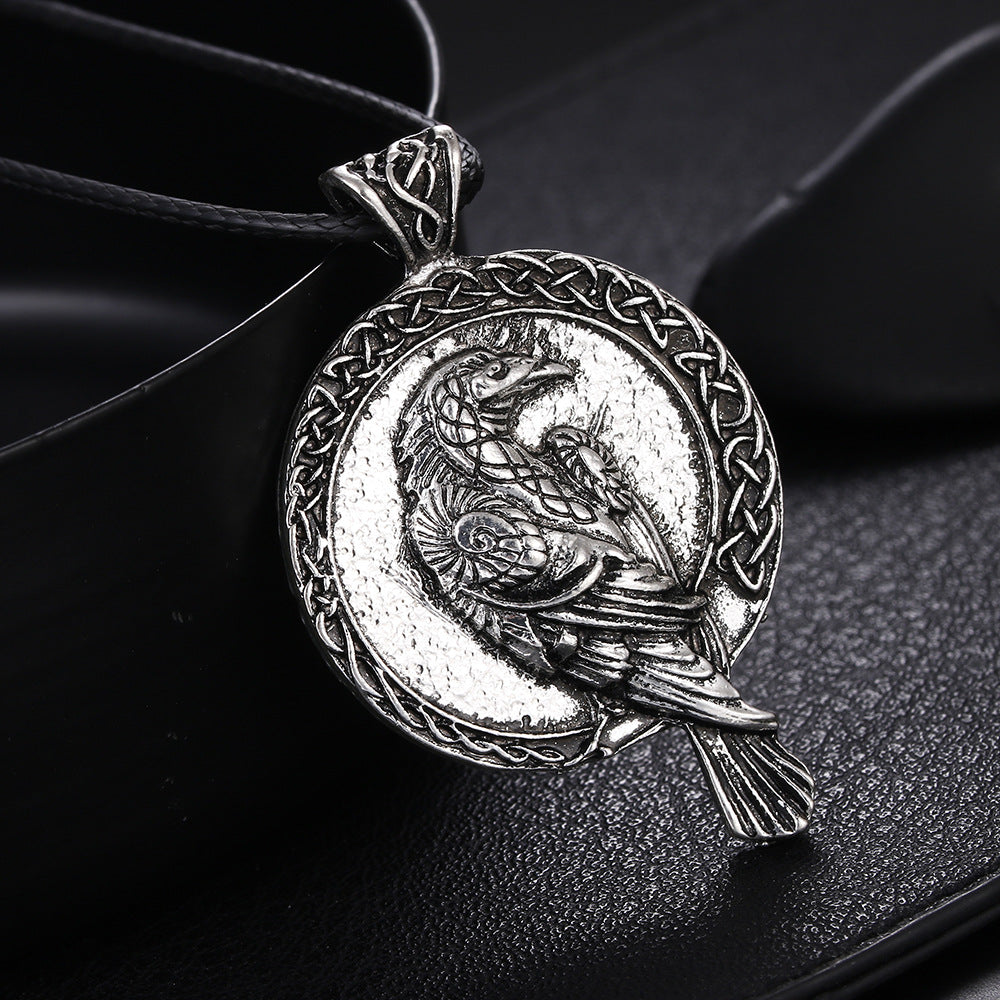 Wholesale Raven Pendant Blackbird Celtic Raven Necklace