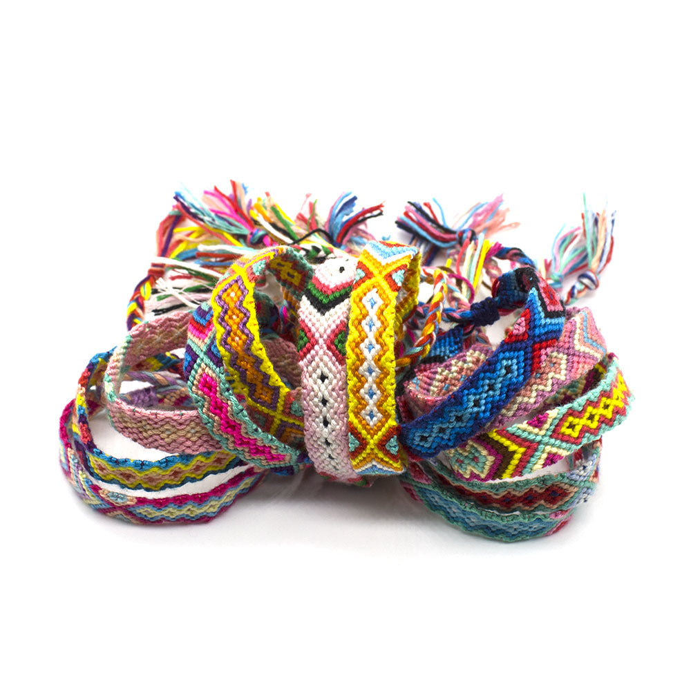 Wholesale ethnic style Cotton Braided Bracelet