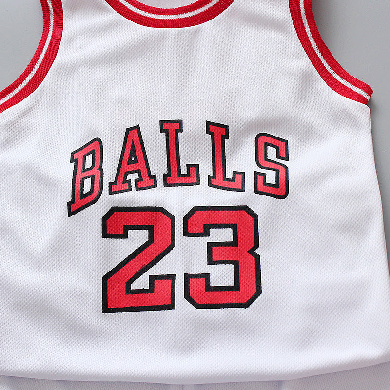 Wholesale Baby Cotton Basketball Suit Sets