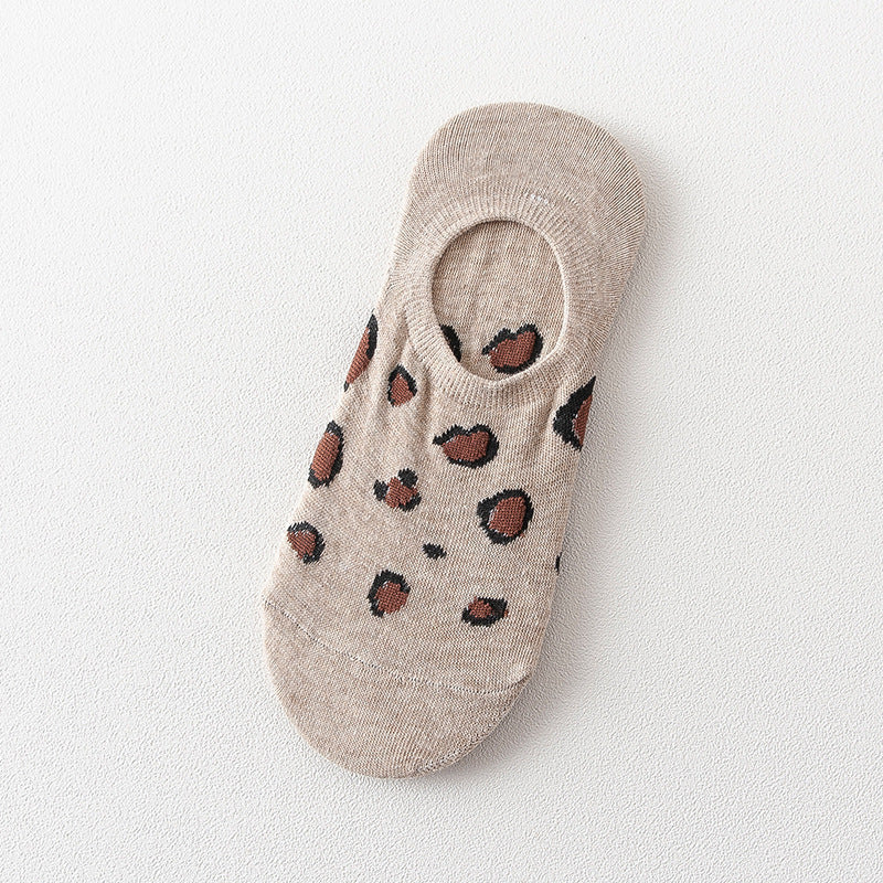 Wholesale Cotton Socks Silicone Non-slip Invisible Boat Sock