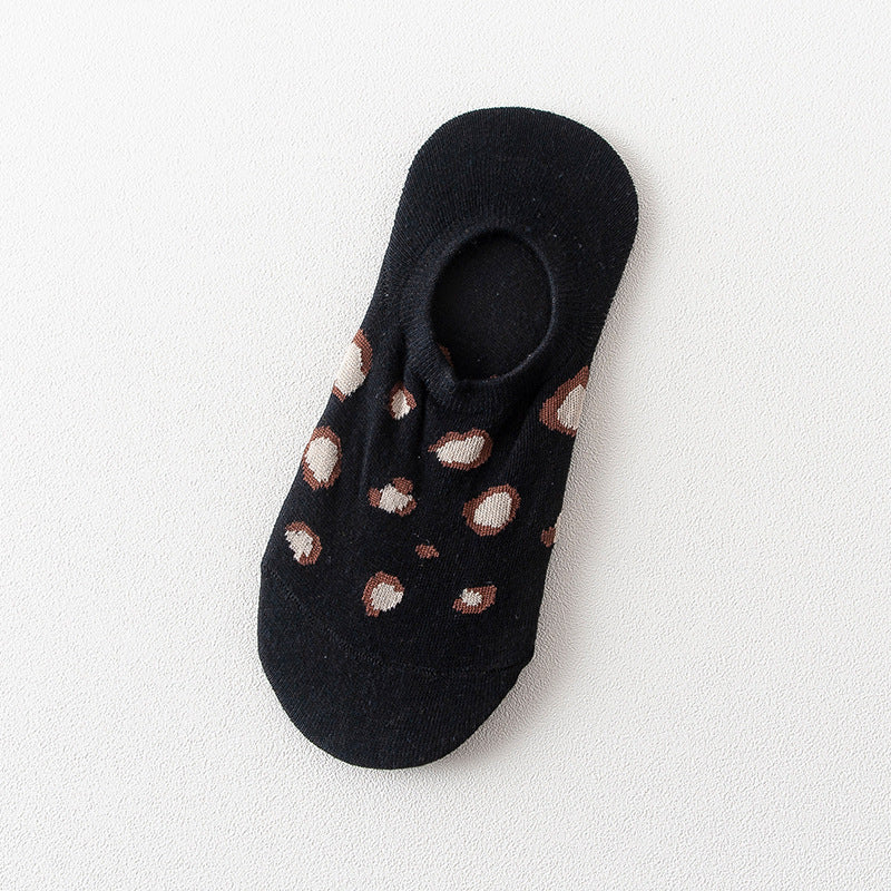 Wholesale Cotton Socks Silicone Non-slip Invisible Boat Sock