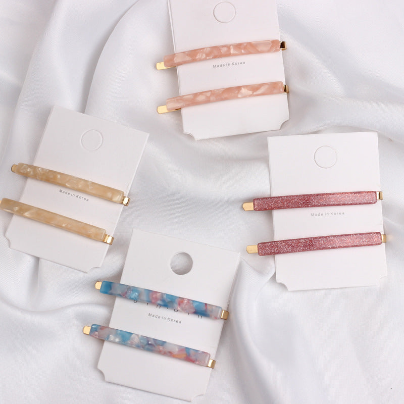 Wholesale Acetic Acid Board Straight Clip Hair Card