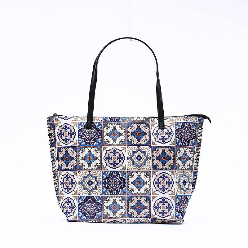Wholesale PU Vintage Ethnic Shoulder Bag