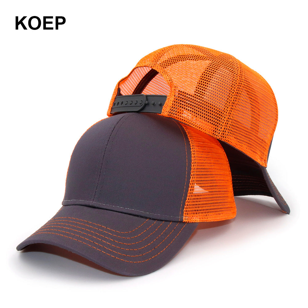 Wholesale Cotton Baseball Cap Breathable Mesh Cap Breathable 6-Panel Cap