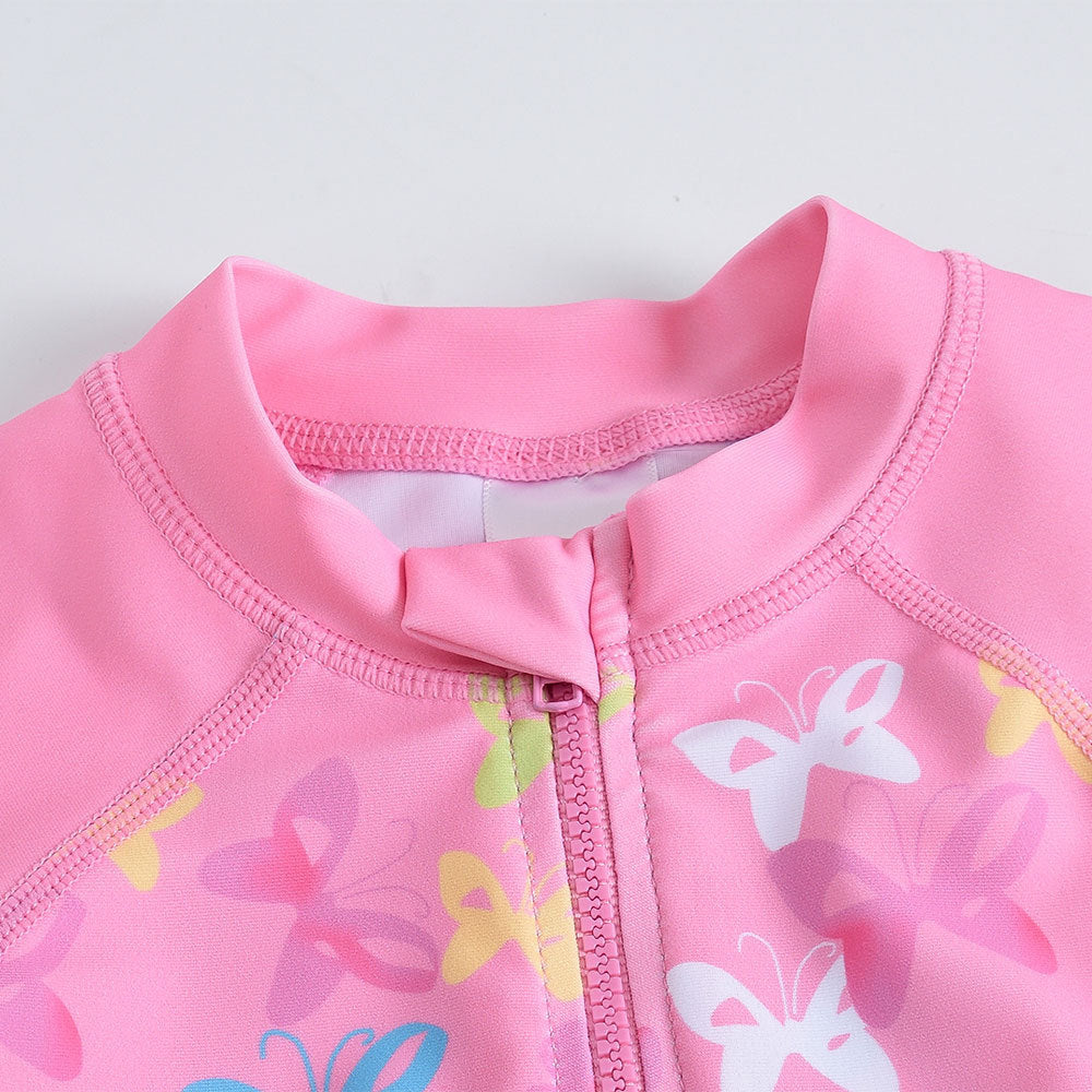 Wholesale Sun protection swimsuit baby swimsuit men and women 1-8 years old one-piece swimsuit big children's swimsuit