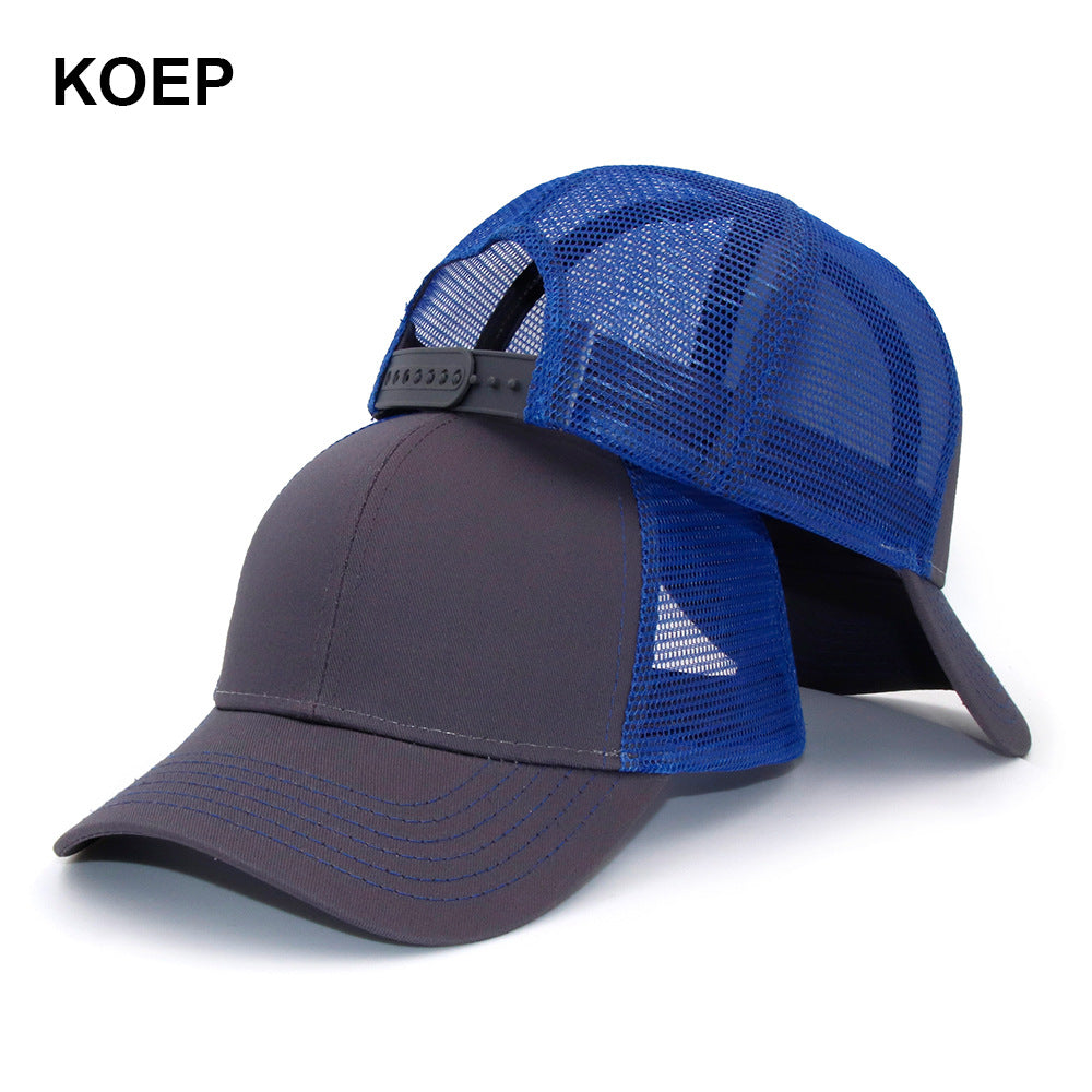 Wholesale Cotton Baseball Cap Breathable Mesh Cap Breathable 6-Panel Cap