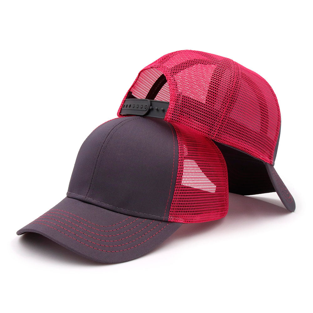 Wholesale Cotton Baseball Cap Breathable Mesh Cap Breathable 6-Panel Cap