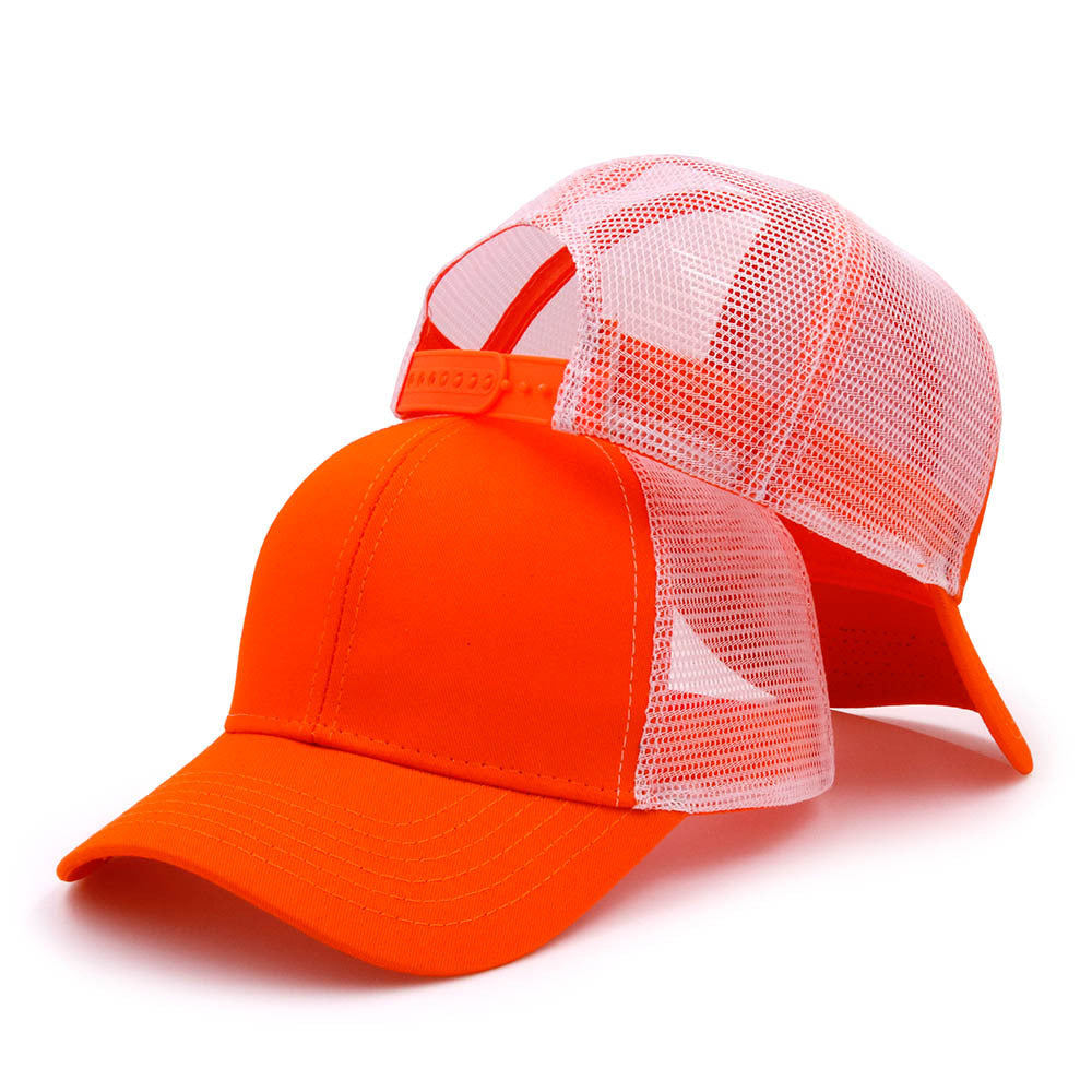 Wholesale Cotton Baseball Cap Breathable Mesh Cap Breathable 6-Panel Cap
