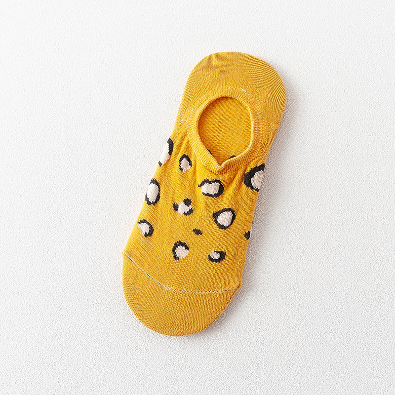 Wholesale Cotton Socks Silicone Non-slip Invisible Boat Sock