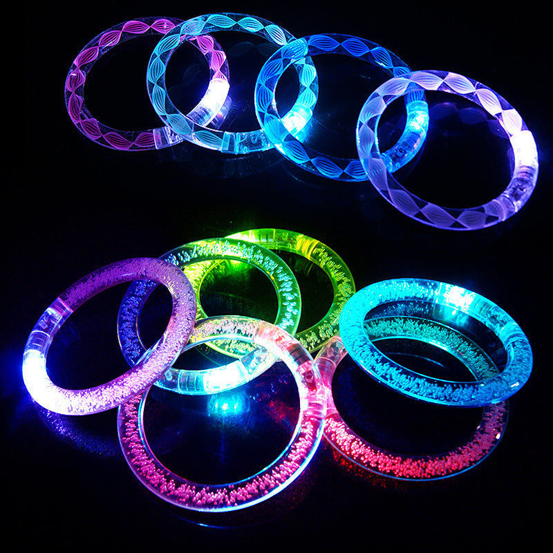 Wholesale Acrylic Colorful LED Bracelets