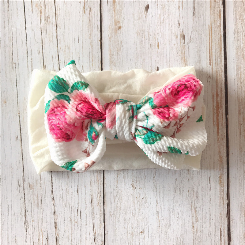 Wholesale Nylon Printed Baby Headband