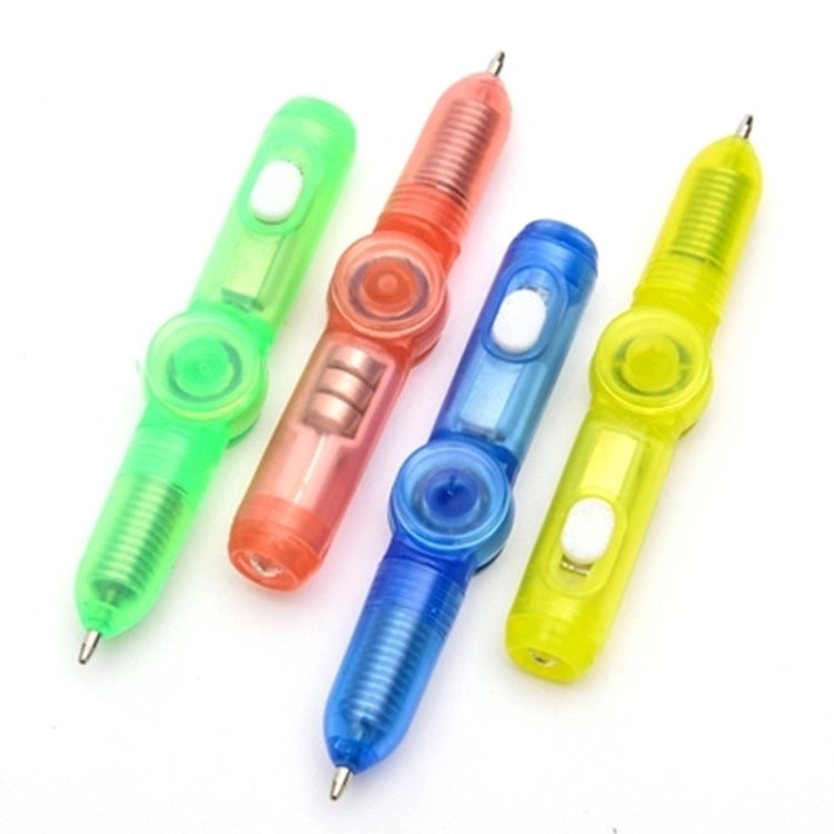 Wholesale of Fingertip Gyroscopes, Plastic LED Luminous and Colorful Rotating Pressure Reducing Pen Toys