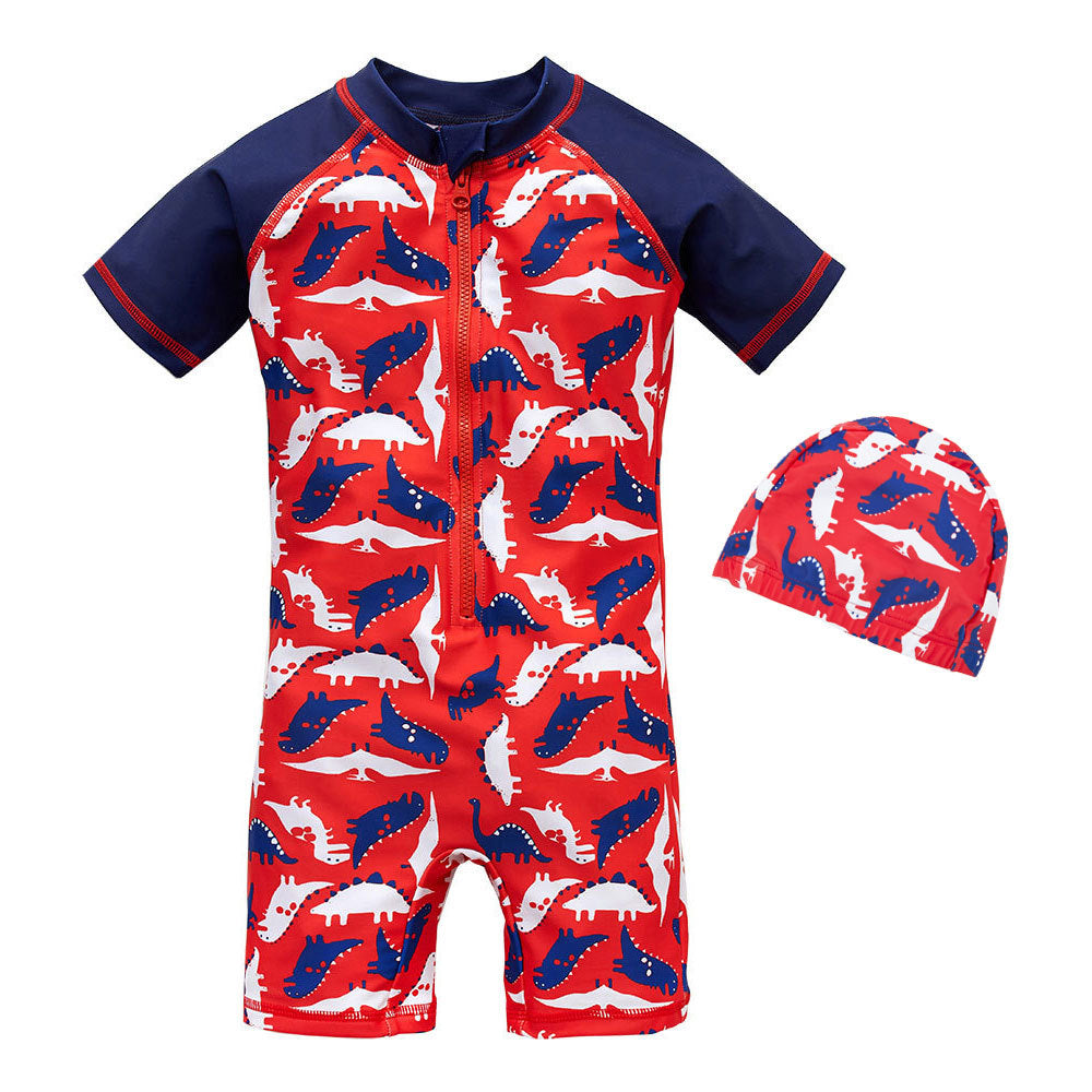 Wholesale Sun protection swimsuit baby swimsuit men and women 1-8 years old one-piece swimsuit big children's swimsuit