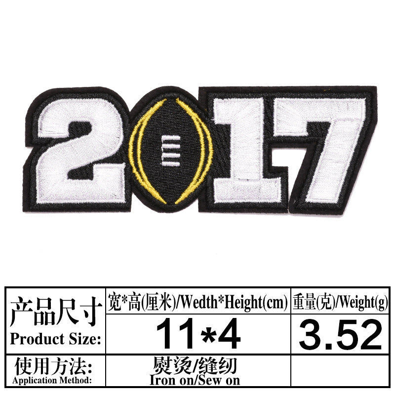 Wholesale Baseball Team Embroidered Patches Set 16 Styles Cloth Badges For Clothing Stylish DIY Accessory