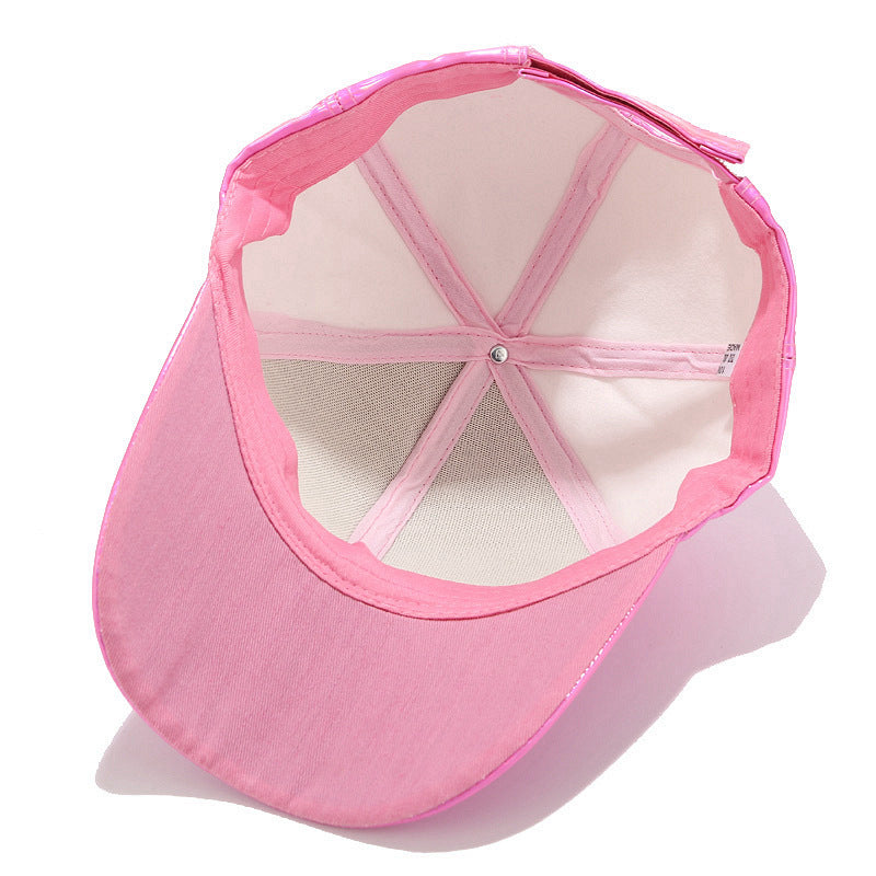 Wholesale Laser PU Baseball Cap