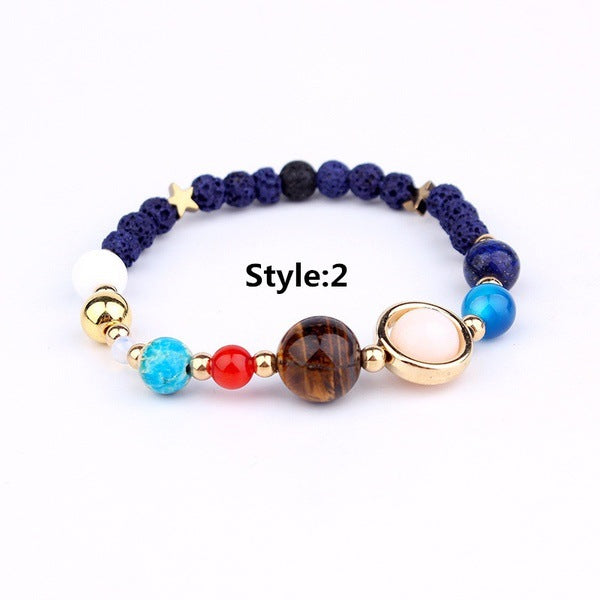Wholesale Eight Planets Resin Bracelets