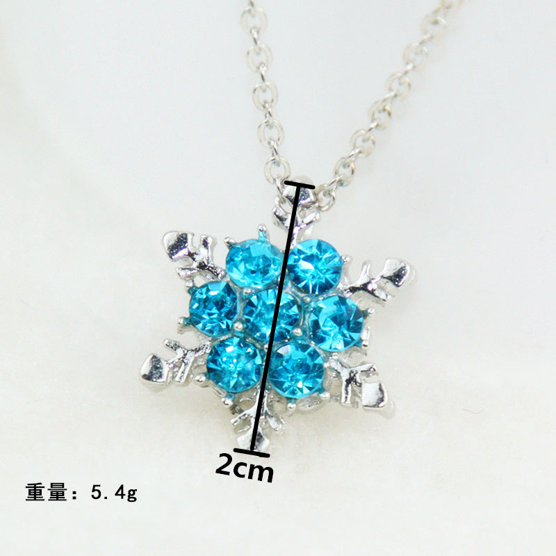 Wholesale Crystal Snow Alloy Necklaces