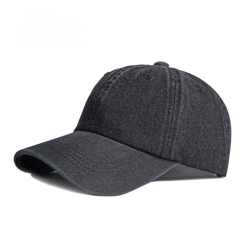 Wholesale Cotton Simple Smooth Denim Baseball Cap