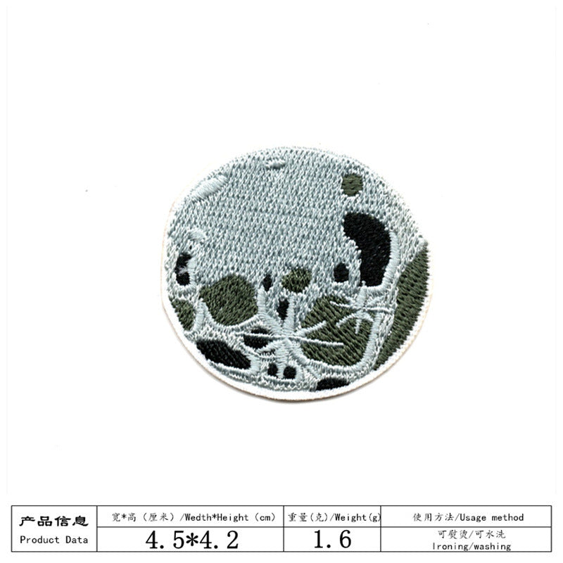Wholesale Space Astronaut Self Adhesive Cloth Patches For Clothing DIY No Iron Craft Supply