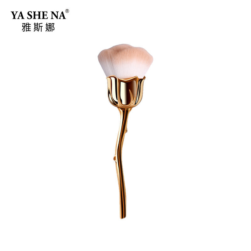 Wholesale Beauty Tools Rose Flower Large Loose Powder Nail Powder Brush Blush Brush Makeup Brush