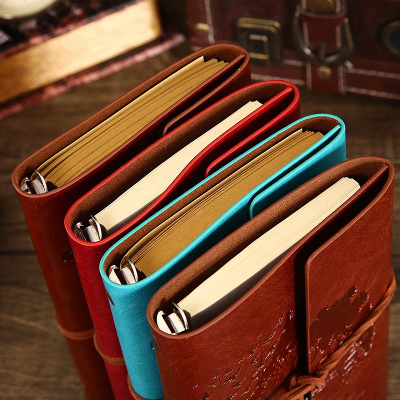 Wholesale strap creative retro Kraft paper notebook