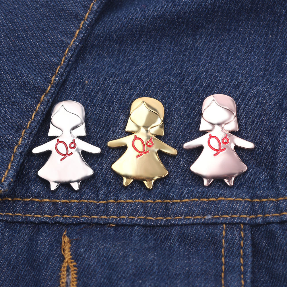Wholesale of New Creative Cartoon Brooch Medical Series Alloy Brooch