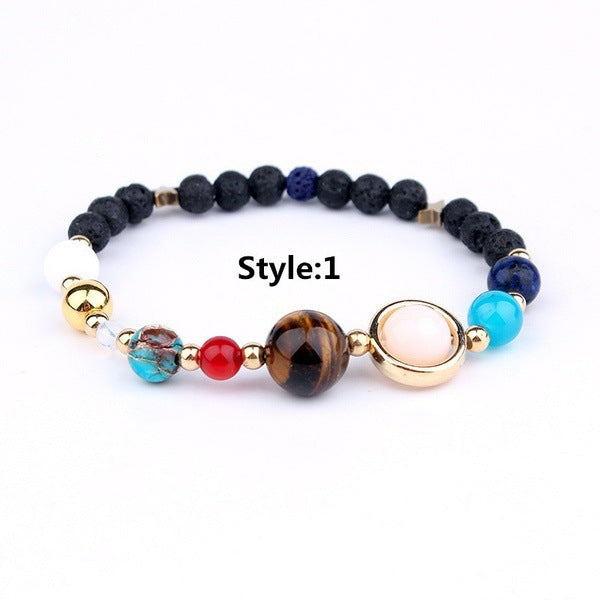 Wholesale Eight Planets Resin Bracelets